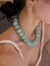 BaubleBar Joan Semi-Precious Necklace - Green Jade - 
    Green jade chunky bead necklace
  
