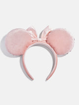 BaubleBar Disney Minnie Mouse Pink/Silver Gem Custom Ears Headband - Pink/Silver Gem Ears - 
    Disney ears with personalized name
  
