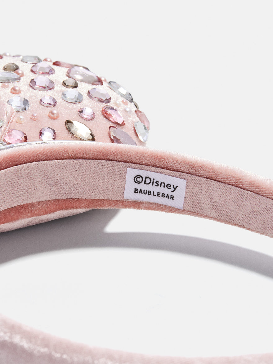 Disney Minnie Mouse Pink/Silver Gem Custom Ears Headband - Pink/Silver Gem Ears