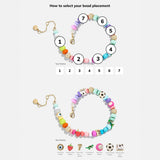 Beaded Custom Charm Bracelet - Multi Beaded Bracelet