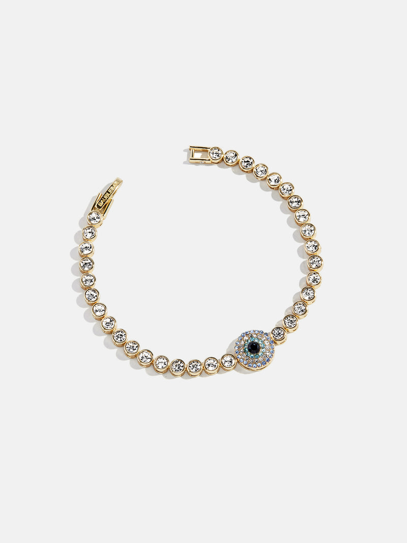 BaubleBar Amalie Evil Eye Tennis Bracelet - Single Evil Eye - 
    Tennis chain with evil eye
  
