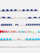 MLB Bracelet Bead Kit - Los Angeles Dodgers