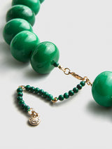 BaubleBar Joan Semi-Precious Necklace - Malachite - 
    Malachite chunky bead necklace
  
