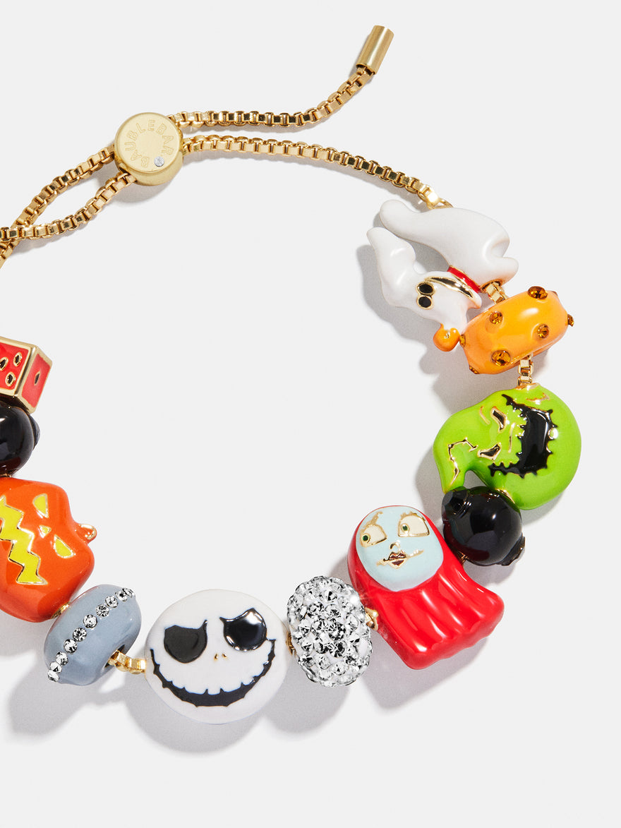Disney Nightmare Before Christmas Friends Forever Charm Bracelet - Tim Burton's The Nightmare Before Christmas Charm Bracelet
