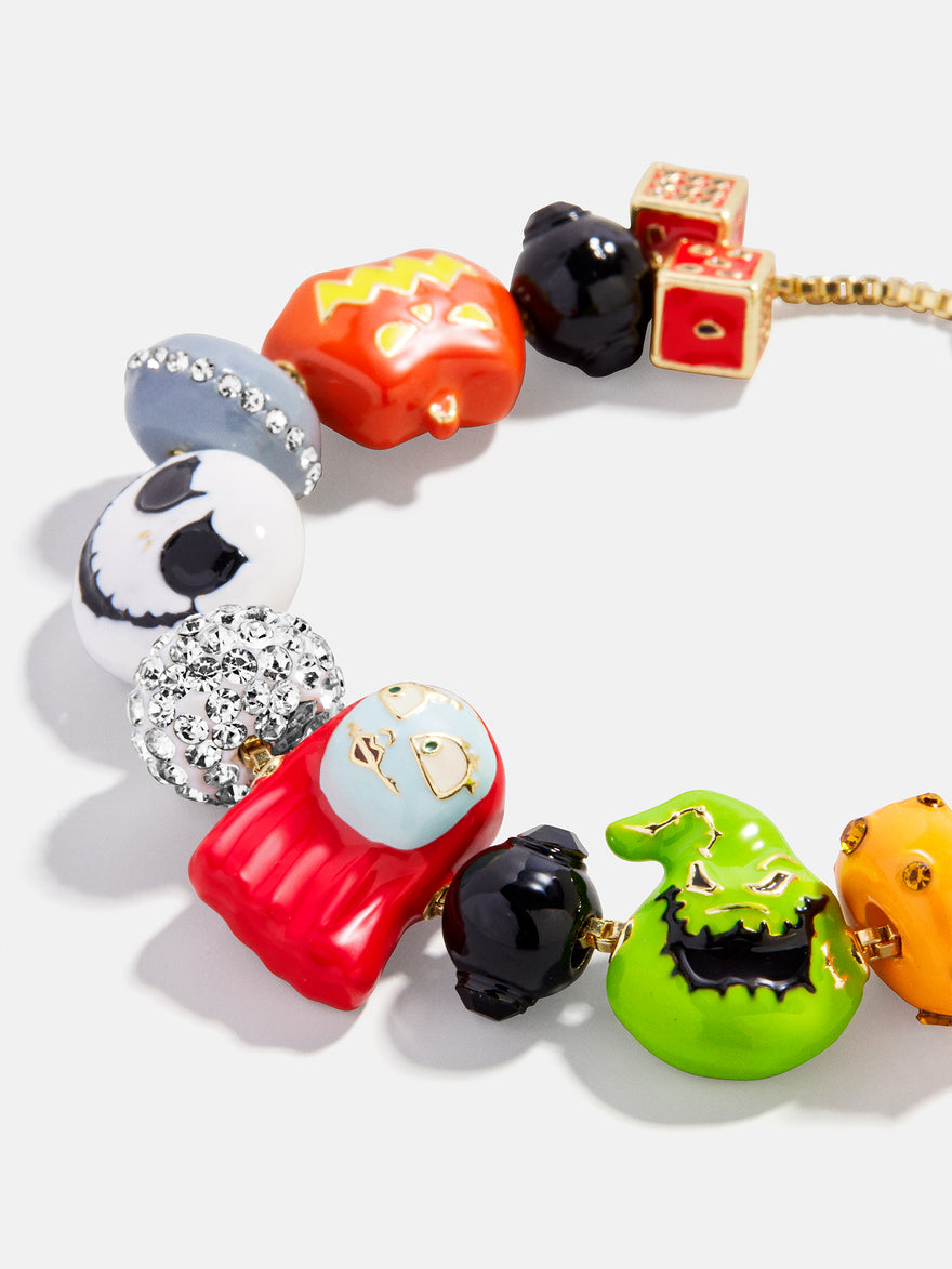 Disney Nightmare Before Christmas Friends Forever Charm Bracelet - Tim Burton's The Nightmare Before Christmas Charm Bracelet
