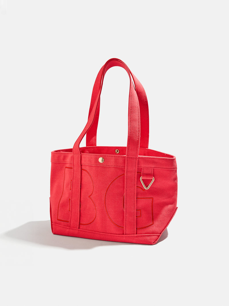BaubleBar Cherry Red - 
    Personalized tote bag in 3 sizes - select 2-3 initials
  
