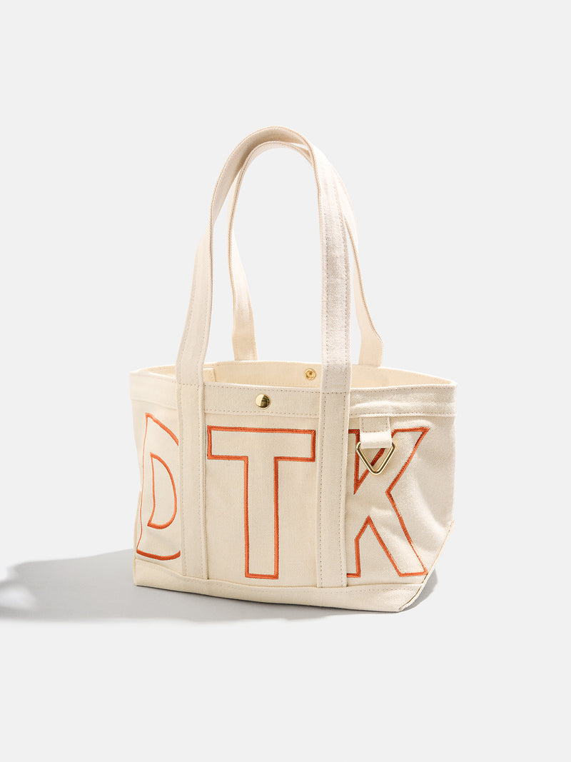 BaubleBar Tangerine Orange - 
    Personalized tote bag in 3 sizes - select 2-3 initials
  
