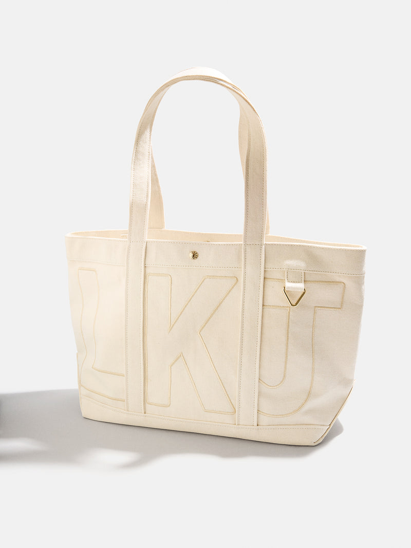 BaubleBar Desert Tan - 
    Personalized tote bag in 3 sizes - select 2-3 initials
  
