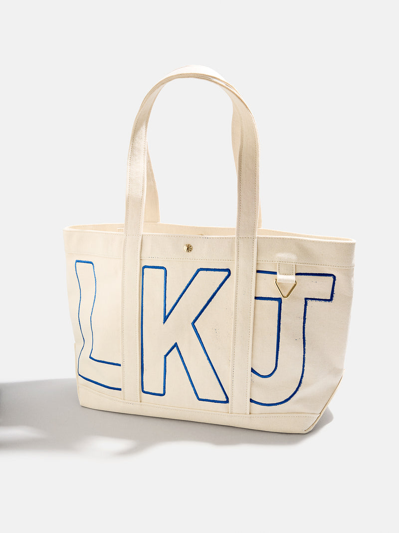 BaubleBar Royal Blue - 
    Personalized tote bag in 3 sizes - select 2-3 initials
  
