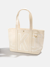 BaubleBar Pure White - 
    Personalized tote bag in 3 sizes - select 2-3 initials
  
