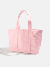 BaubleBar Desert Tan - 
    Personalized canvas tote bag with custom embroidered initials 
  
