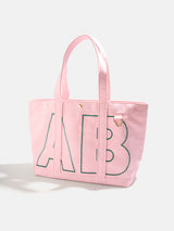 BaubleBar Kelly Green - 
    Personalized canvas tote bag with custom embroidered initials 
  

