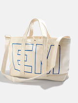BaubleBar Royal Blue - 
    Personalized tote bag in 3 sizes - select 2-3 initials
  
