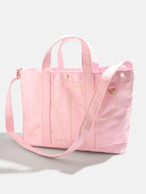BaubleBar Desert Tan - 
    Personalized canvas tote bag with custom embroidered initials 
  
