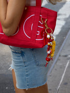 NFL Beaded Bag Charm - Kansas City Chiefs
