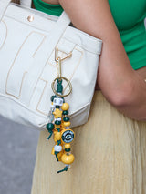 BaubleBar NFL Beaded Bag Charm - Green Bay Packers - 
    Keychain charm for bag
  
