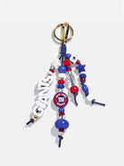 New York Giants NFL Beaded Bag Charm