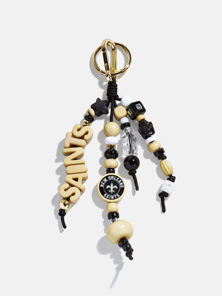 New Orleans Saints NFL Beaded Bag Charm