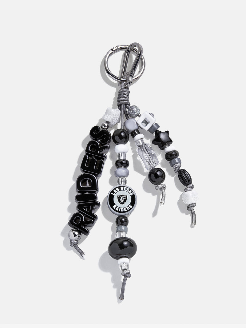 Las Vegas Raiders NFL Beaded Bag Charm