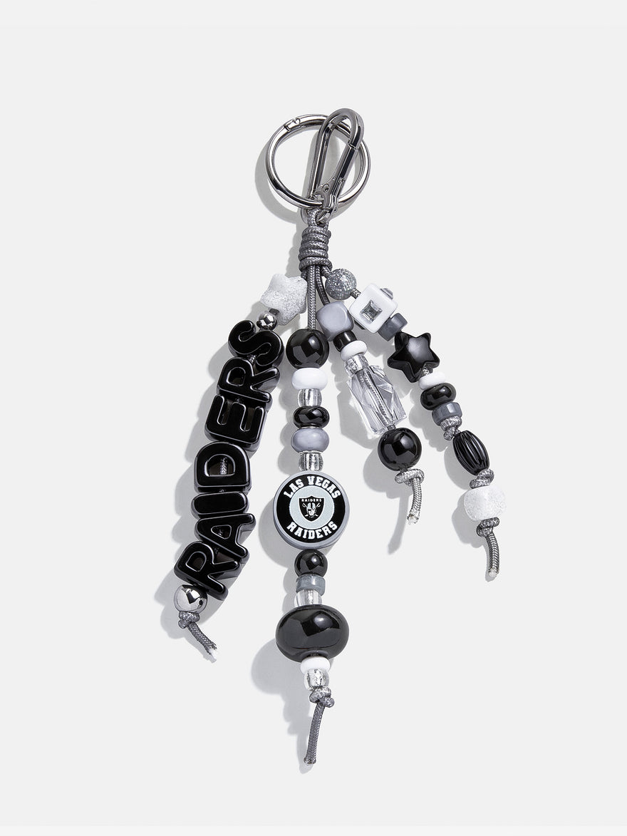 Las Vegas Raiders NFL Beaded Bag Charm