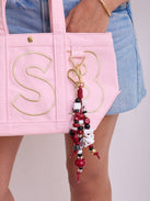 NFL Beaded Bag Charm - Arizona Cardinals