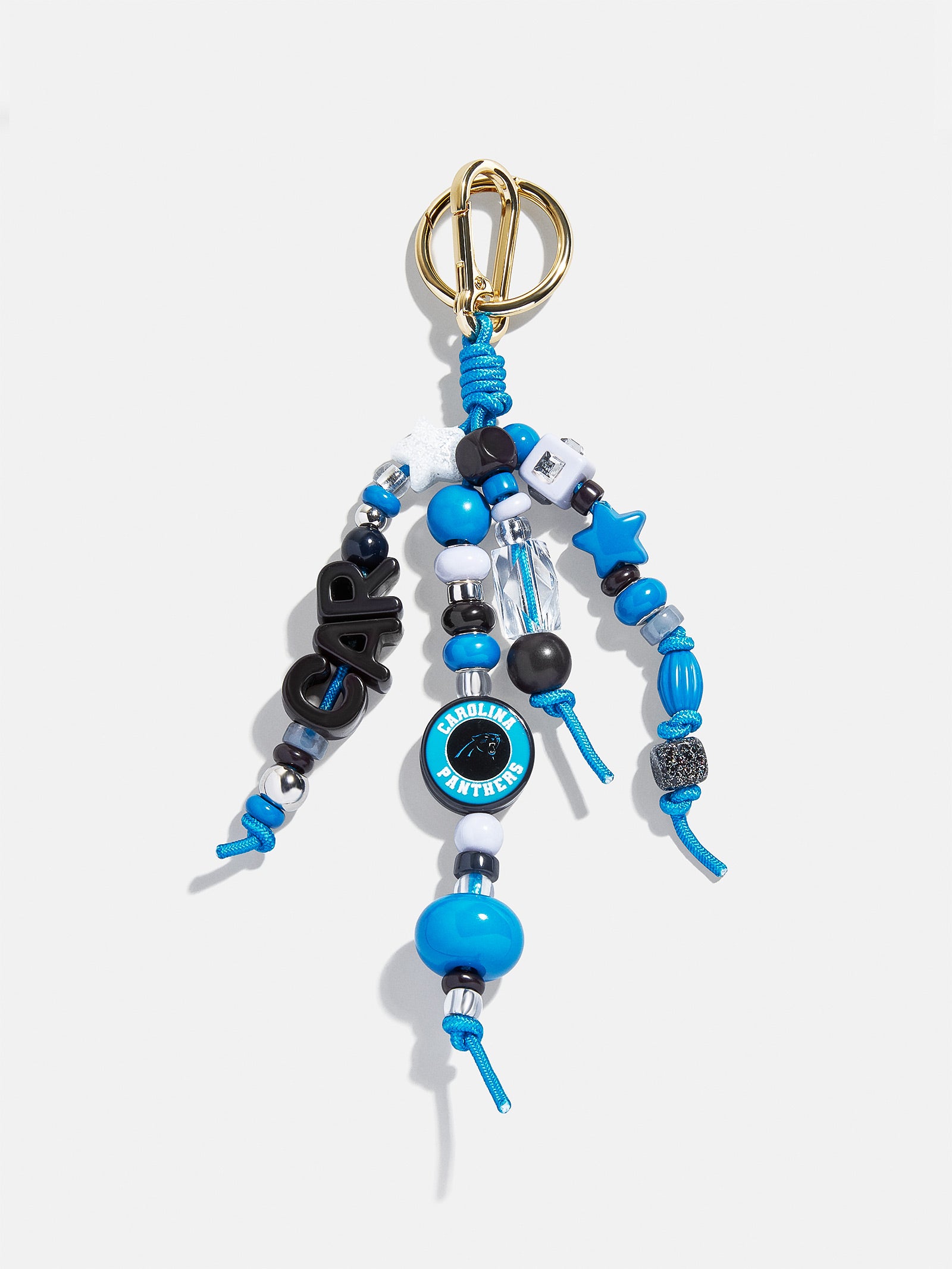 Carolina Panthers NFL Beaded Bag Charm