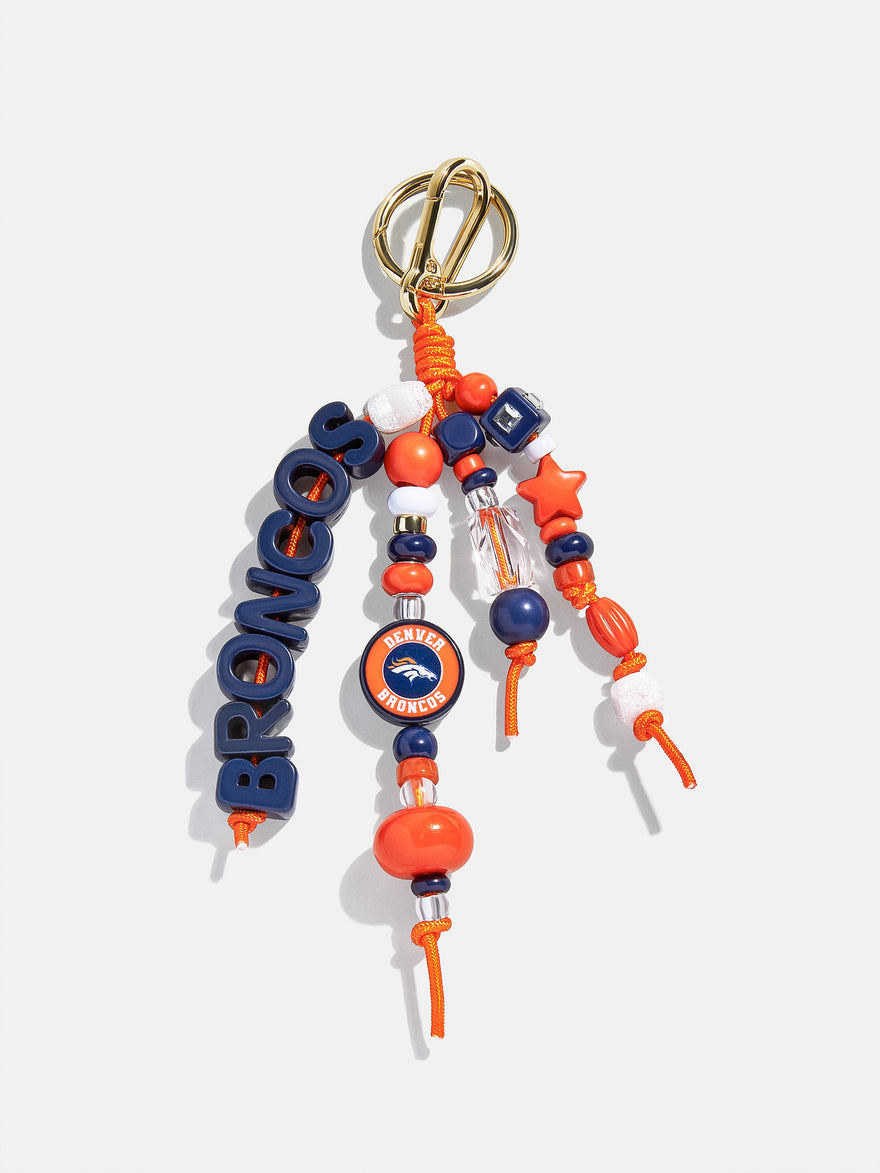NFL Beaded Bag Charm - Denver Broncos