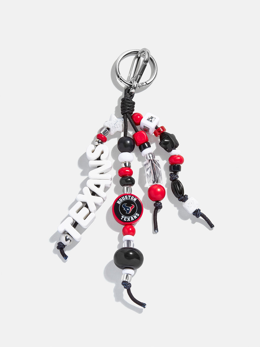 Houston Texans NFL Beaded Bag Charm