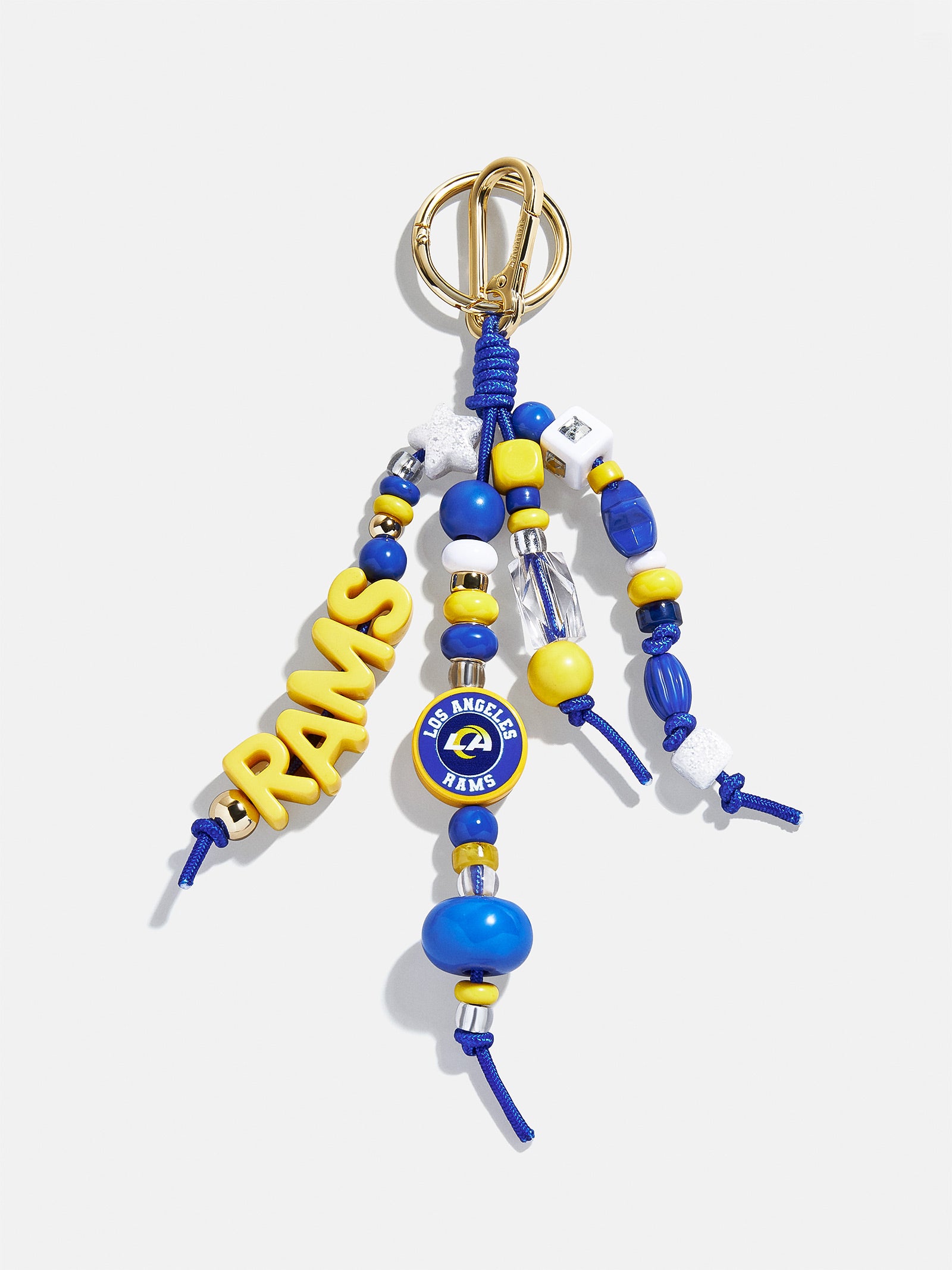 Los Angeles Rams NFL Beaded Bag Charm