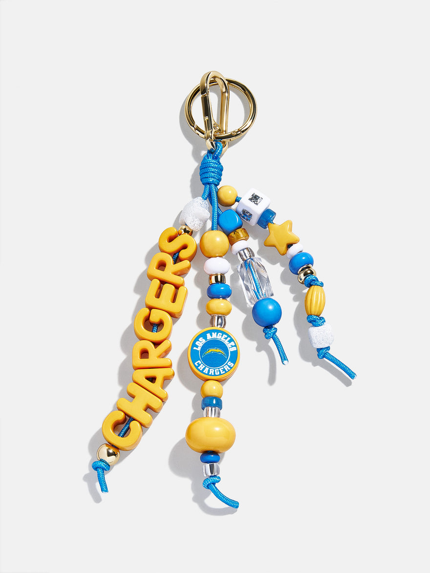 Los Angeles Chargers NFL Beaded Bag Charm