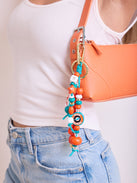 NFL Beaded Bag Charm - Miami Dolphins