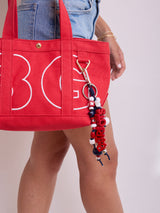 BaubleBar New England Patriots NFL Beaded Bag Charm - 
    Keychain charm for bag
  
