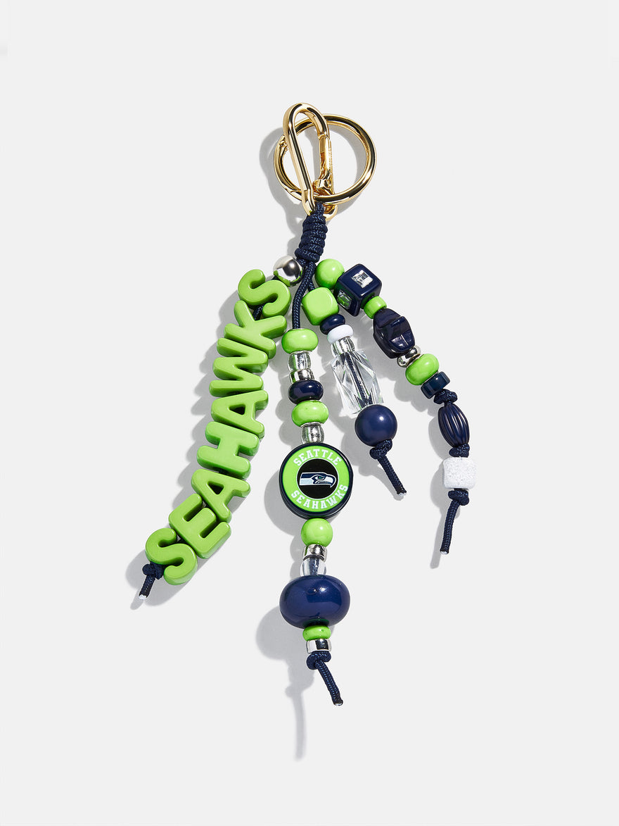 NFL Beaded Bag Charm - Seattle Seahawks