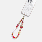 NFL Beaded Phone Charm - San Francisco 49ers
