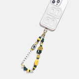 NFL Beaded Phone Charm - Green Bay Packers