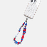 NFL Beaded Phone Charm - Buffalo Bills