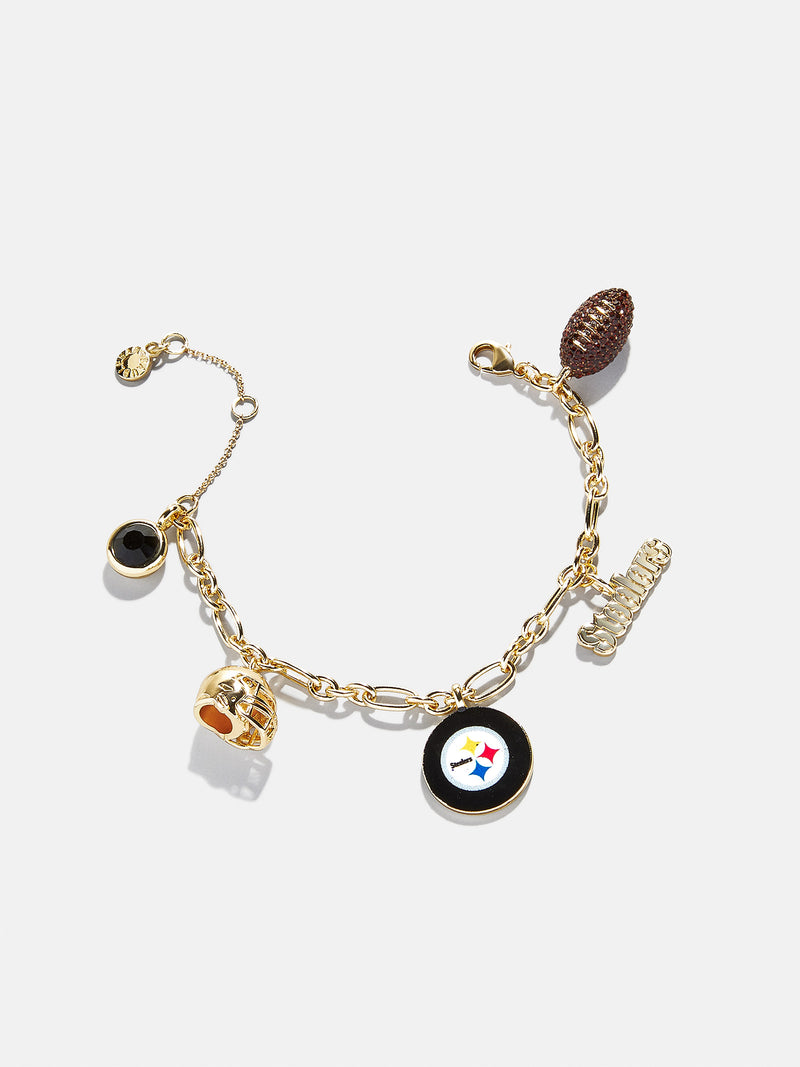 NFL Charm Bracelet - Pittsburgh Steelers