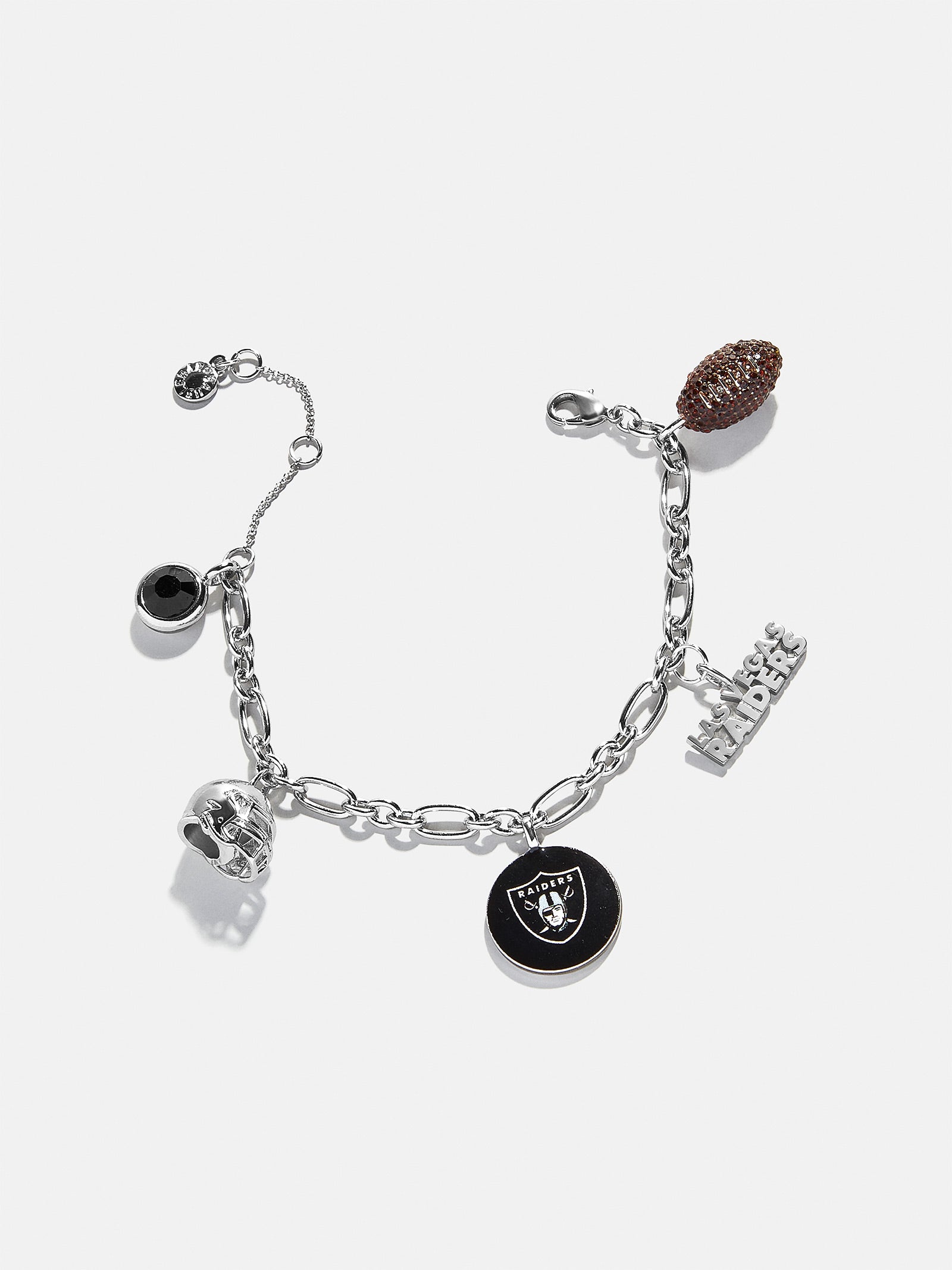 NFL Charm Bracelet - Las Vegas Raiders