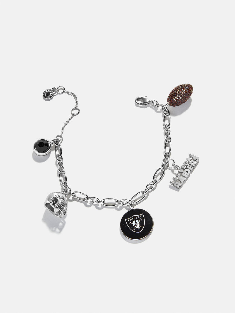 NFL Charm Bracelet - Las Vegas Raiders