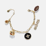 NFL Charm Bracelet - New Orleans Saints