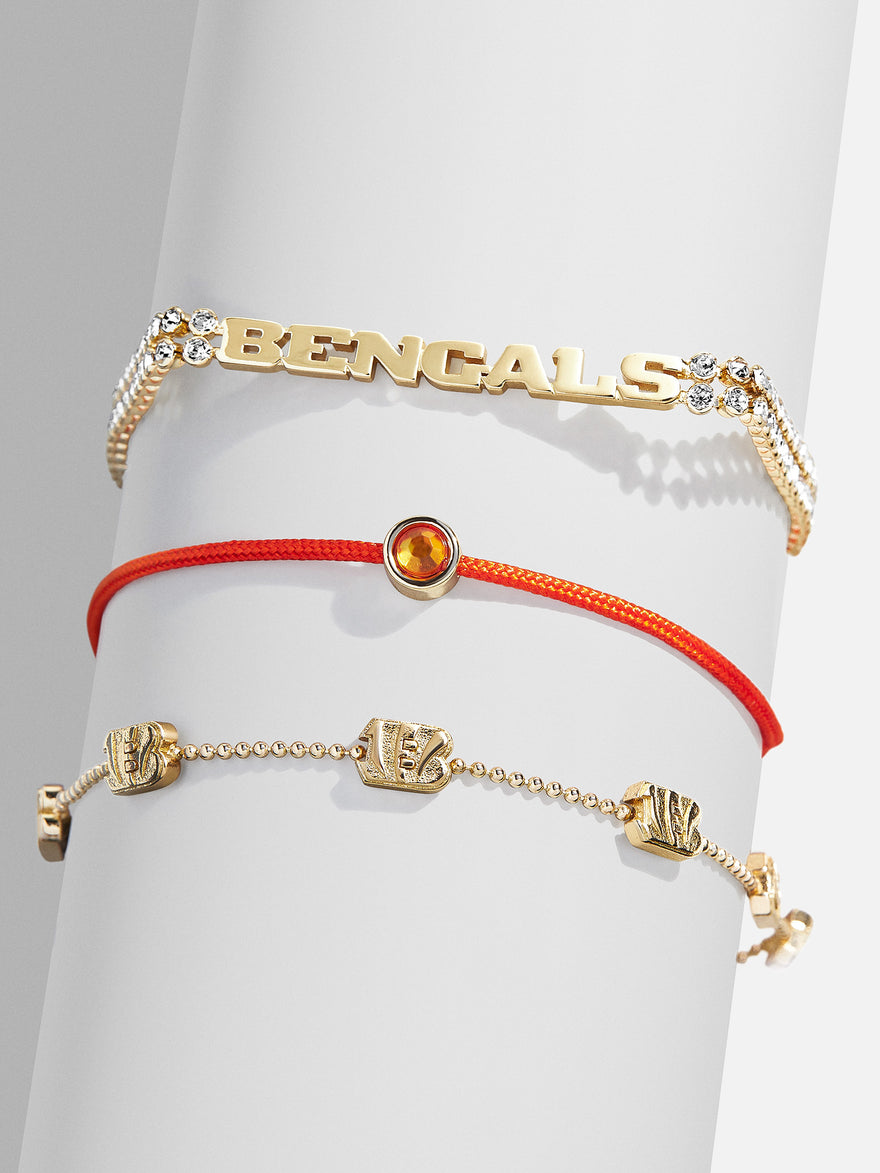 Cincinnati Bengals NFL Bracelet Set