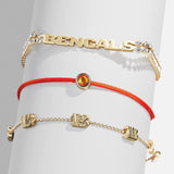 NFL Bracelet Set - Cincinnati Bengals