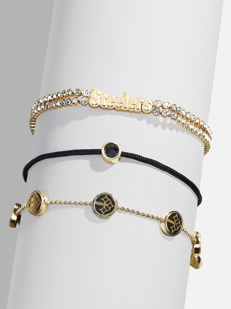 Pittsburgh Steelers NFL Bracelet Set