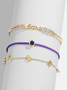 Minnesota Viking NFL Bracelet Set