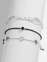 BaubleBar Las Vegas Raiders NFL Bracelet Set - 
    Set of three stacking bracelets
  
