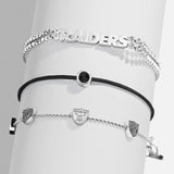 NFL Bracelet Set - Las Vegas Raiders