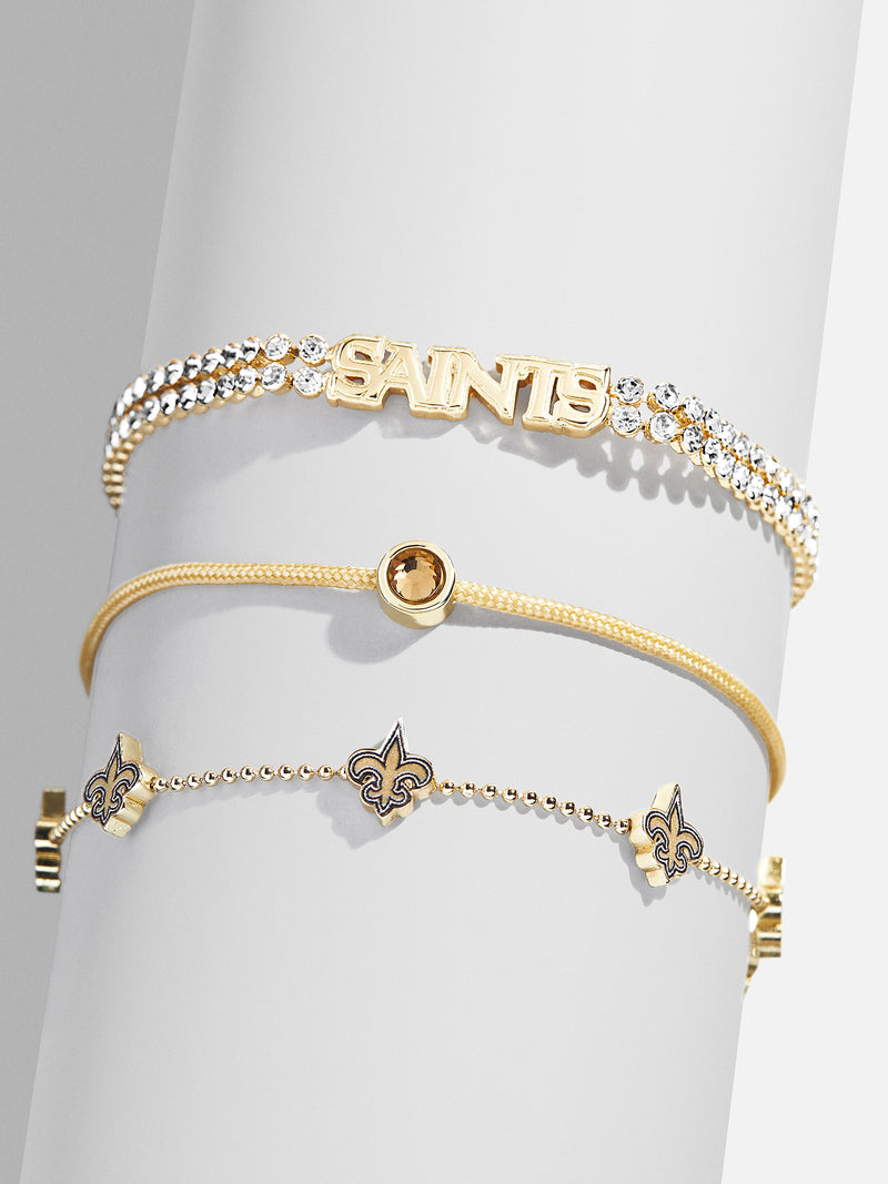 New Orleans Saints NFL Bracelet Set