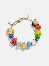 BaubleBar Friends Forever Charm Bracelet - Peanuts - 
    Multicolored pull-tie bracelet
  
