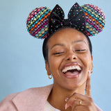 Disney Minnie Mouse Crystal Multicolor Ears Headband - Minnie Mouse Crystal Multicolor Ears