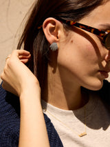 BaubleBar Raye Stud Earrings - Silver/Pavé - 
    Crystal earrings 
  
